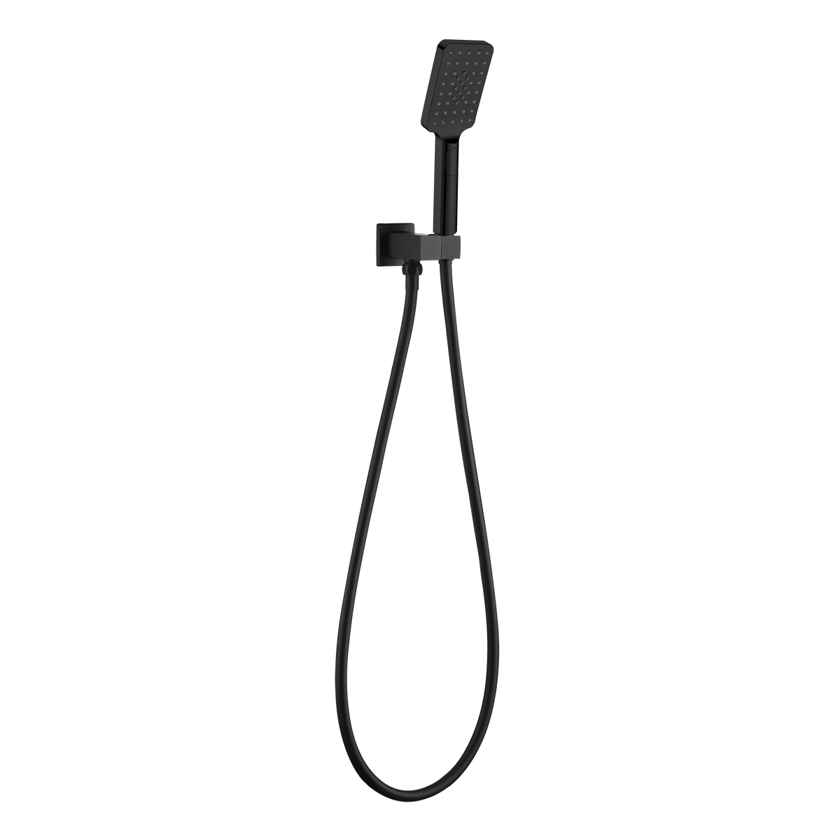Hand Shower on Elbow Matt Black