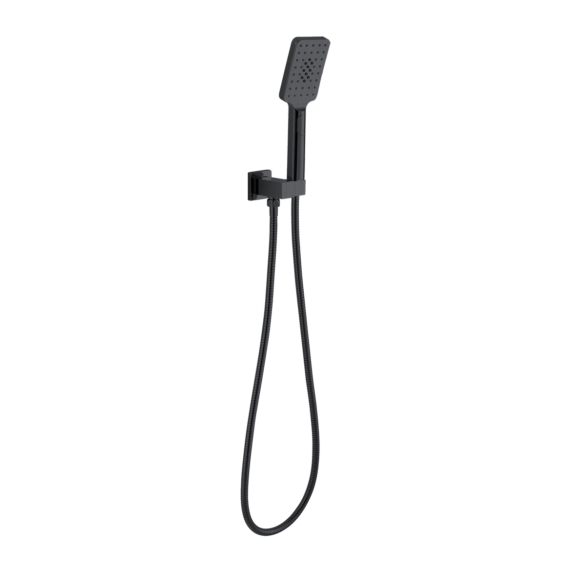 Hand Shower on Elbow Brushed Gun Metal