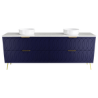 Vanity 2100 Legs Double WG Basins SilkSurface AC Top