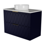 Vanity 900 Wall Hung Centre WG Basin SilkSurface AC Top