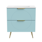 Vanity 750 Legs Centre WG Basin SilkSurface UC Top