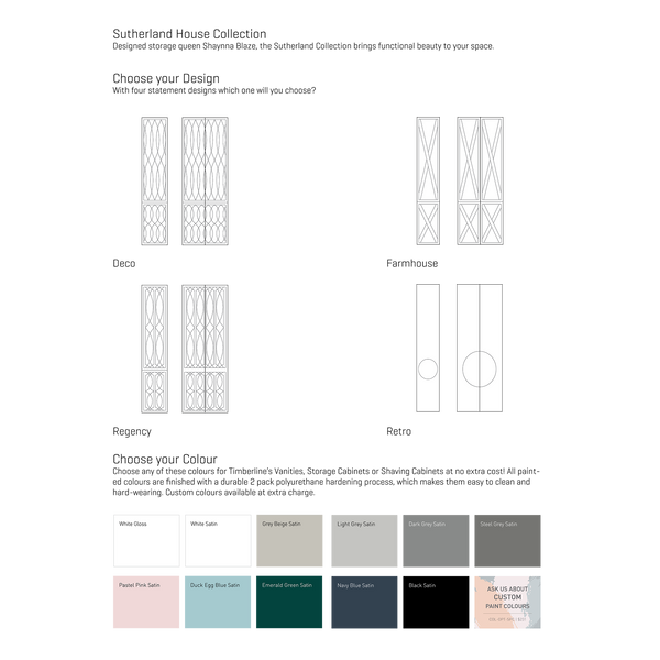 Storage Cabinet 400 Wall Hung