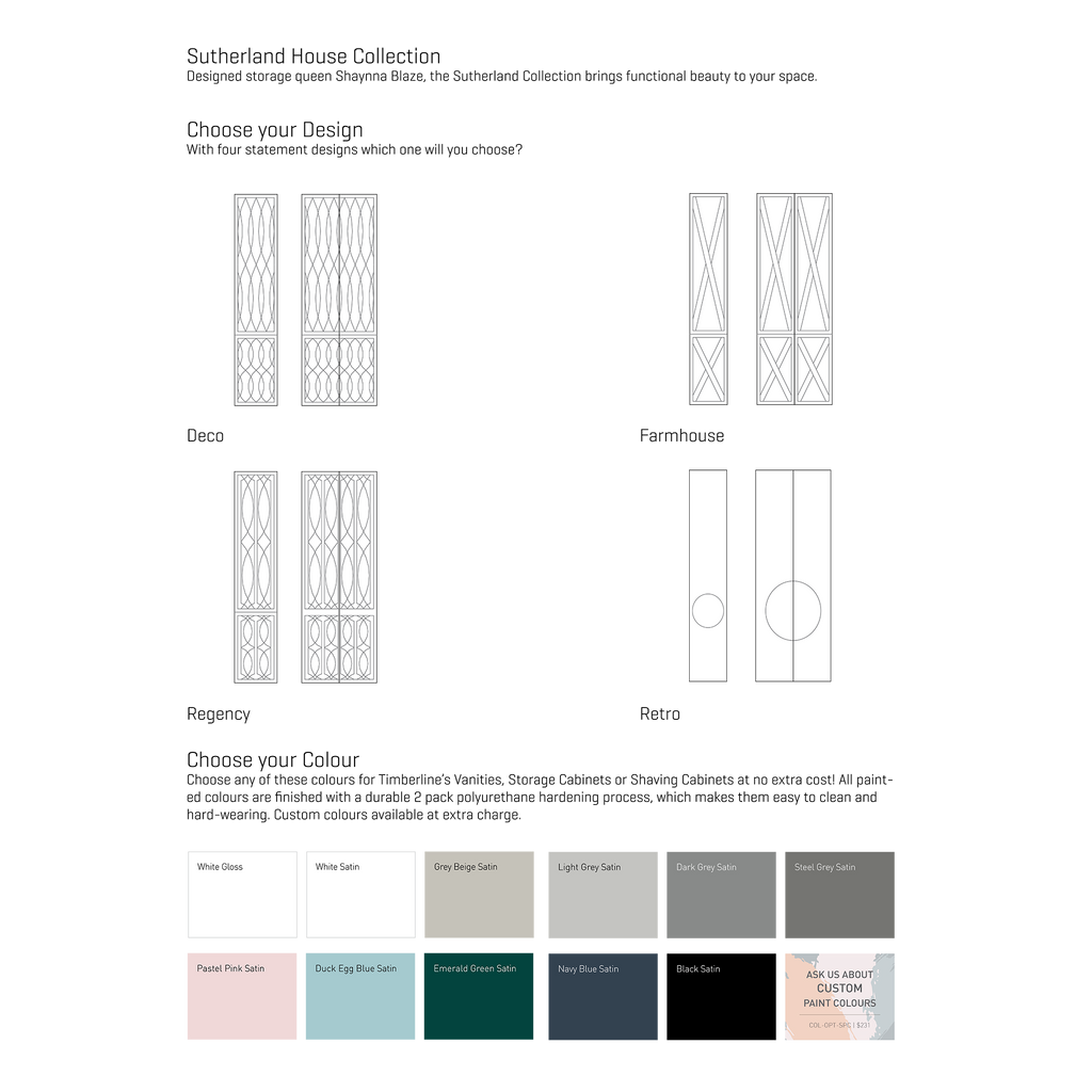 Storage Cabinet 800 Wall Hung