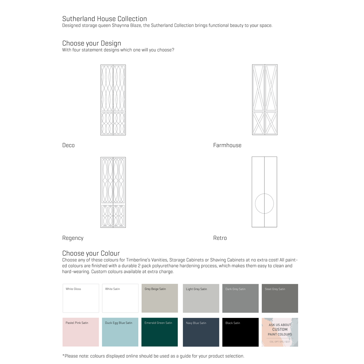 Storage Cabinet 800 Wall Hung