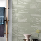 Sage Gloss Tile - lifestyle view