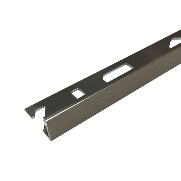 Spectrim L Aluminium Brush Nickel 8 x 3000mm