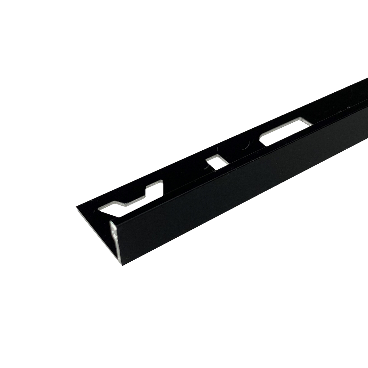Spectrim L Aluminium Matt Black 8 x 3000mm