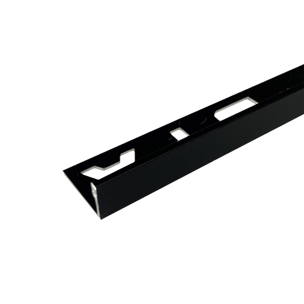 Spectrim L Aluminium Matt Black 8 x 3000mm