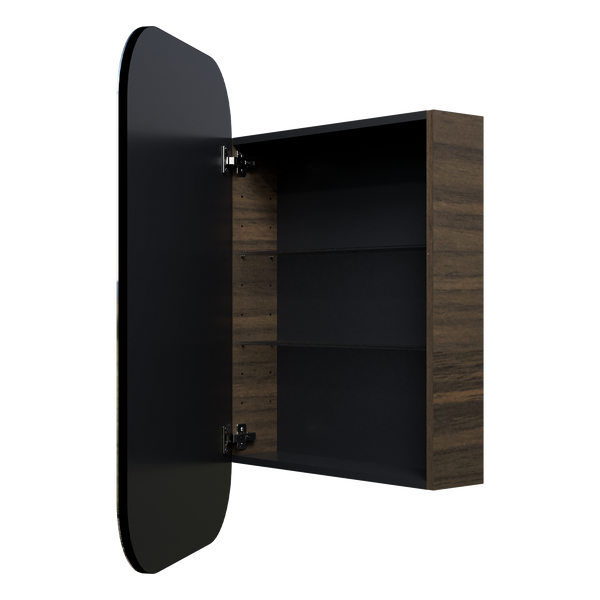 Shaving Cabinet 600 Single Door Platinum Collection