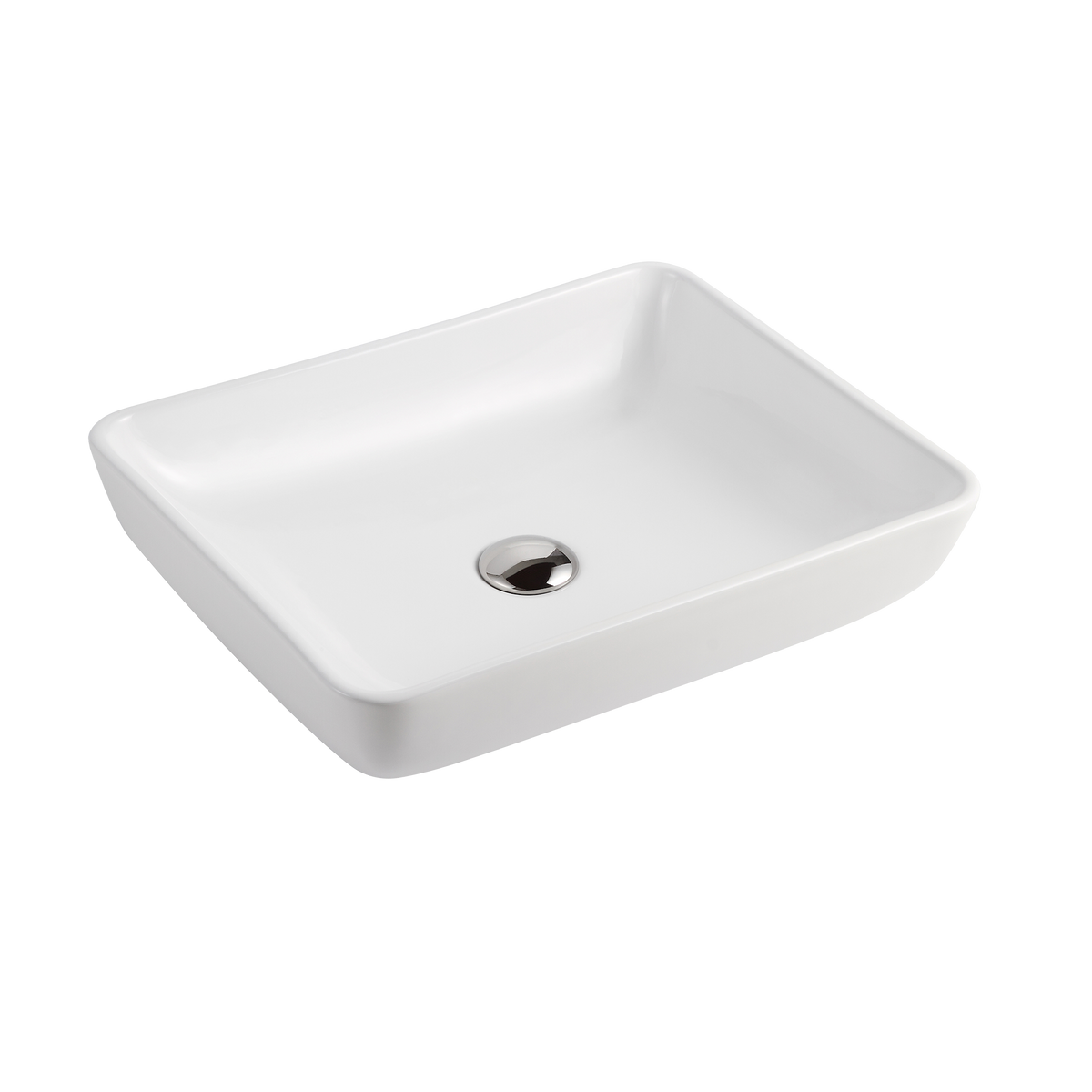 Vessel Basin NTH Ceramic 610x480 Gloss White