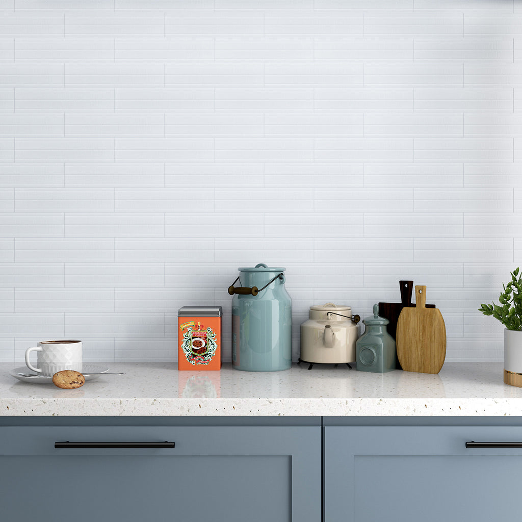 White Matt Tile - lifestyle view