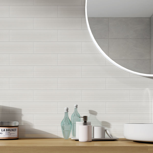Ecru Matt Tile - lifestyle view
