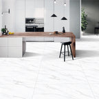 Carrara White Matt Tile - lifestyle view