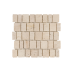 Natural Travertine Appia Honed Mosaic