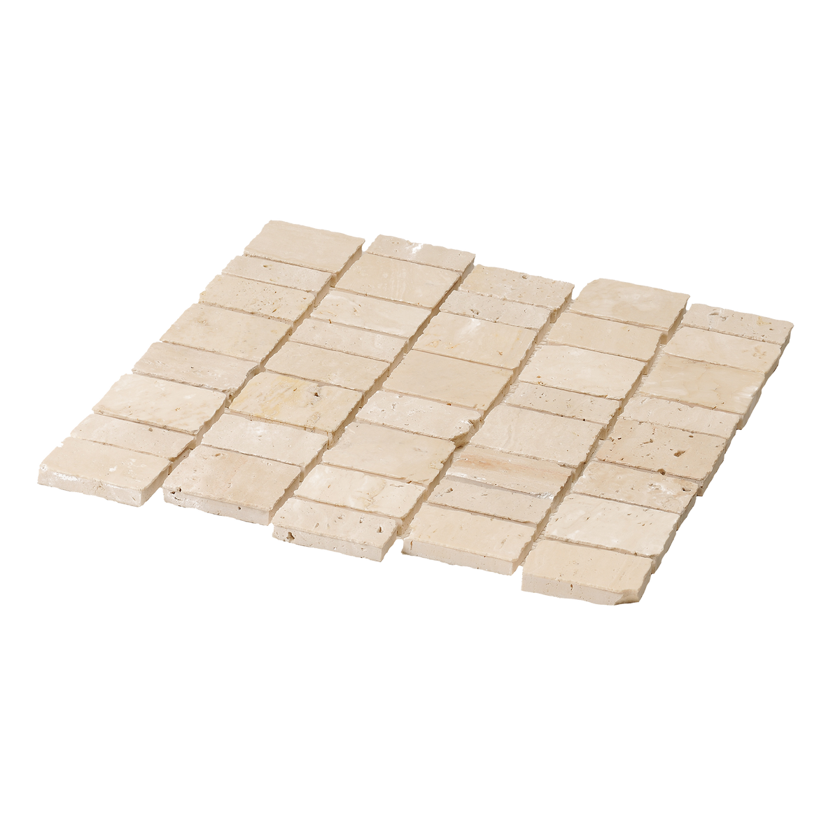 Natural Travertine Appia Honed Mosaic