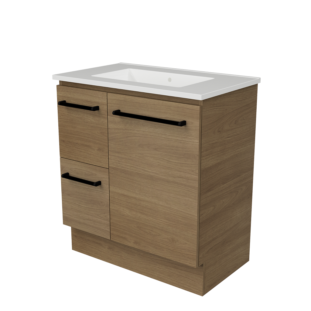 Vanity 750 Floor Standing Centre Bowl Alpha Top