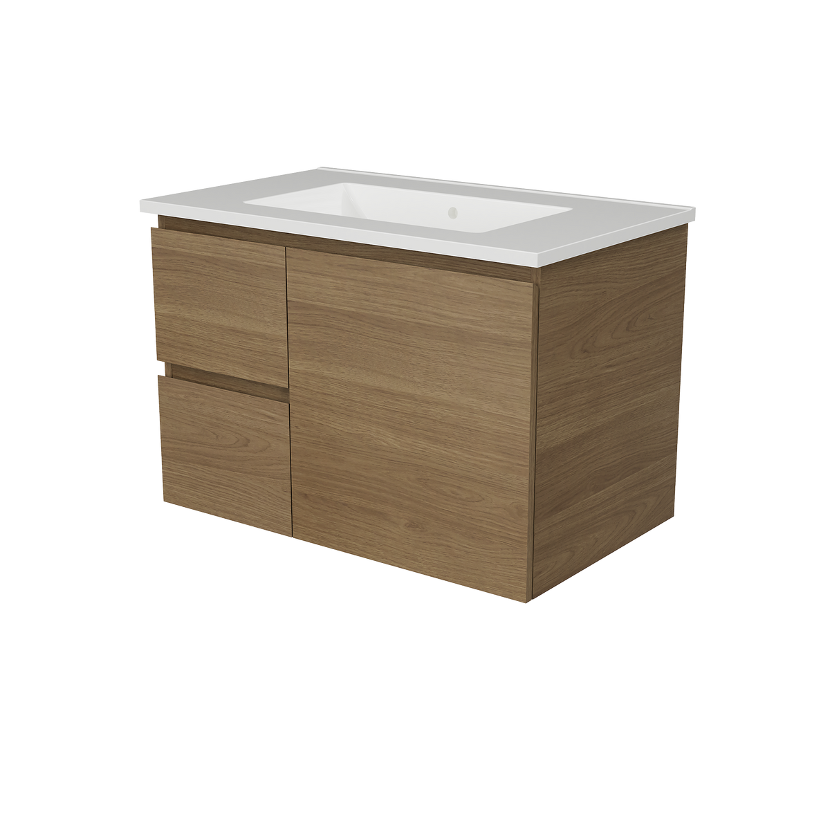 Vanity 750 Wall Hung Centre Bowl Alpha Top