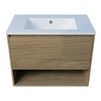 Vanity 750 Wall Hung Centre Bowl Alpha Top