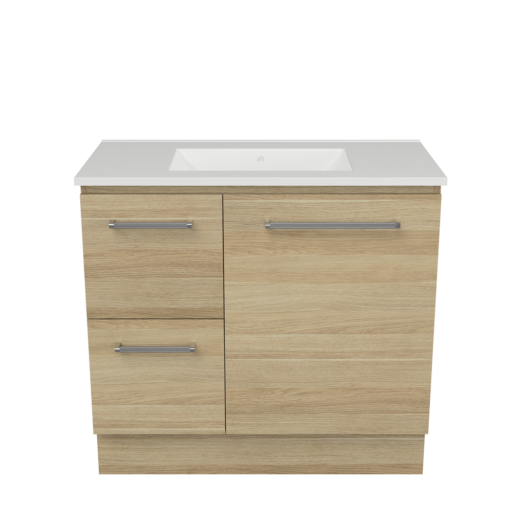 Vanity 900 Floor Standing Centre Bowl Alpha Top