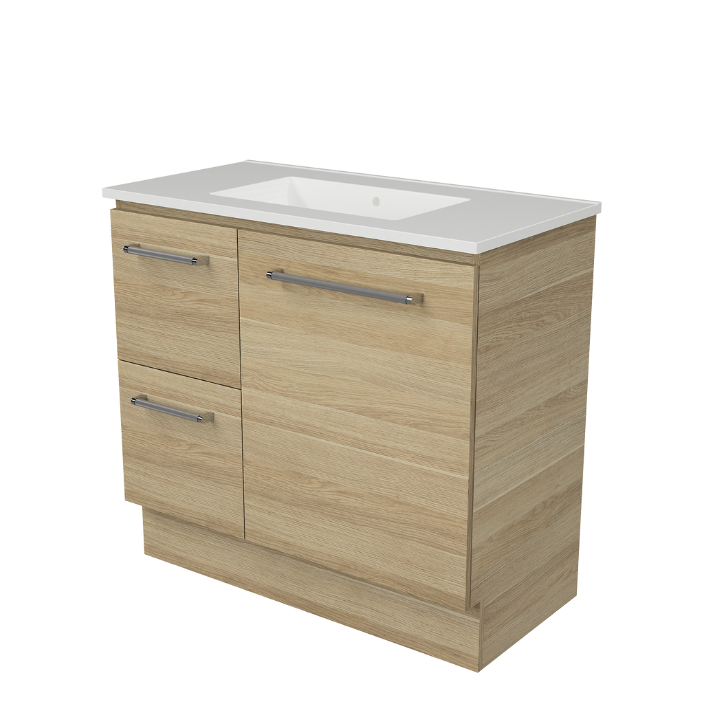Vanity 900 Floor Standing Centre Bowl Alpha Top
