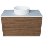 Vanity 900 Wall Hung Centre WG Basin SilkSurface AC Top