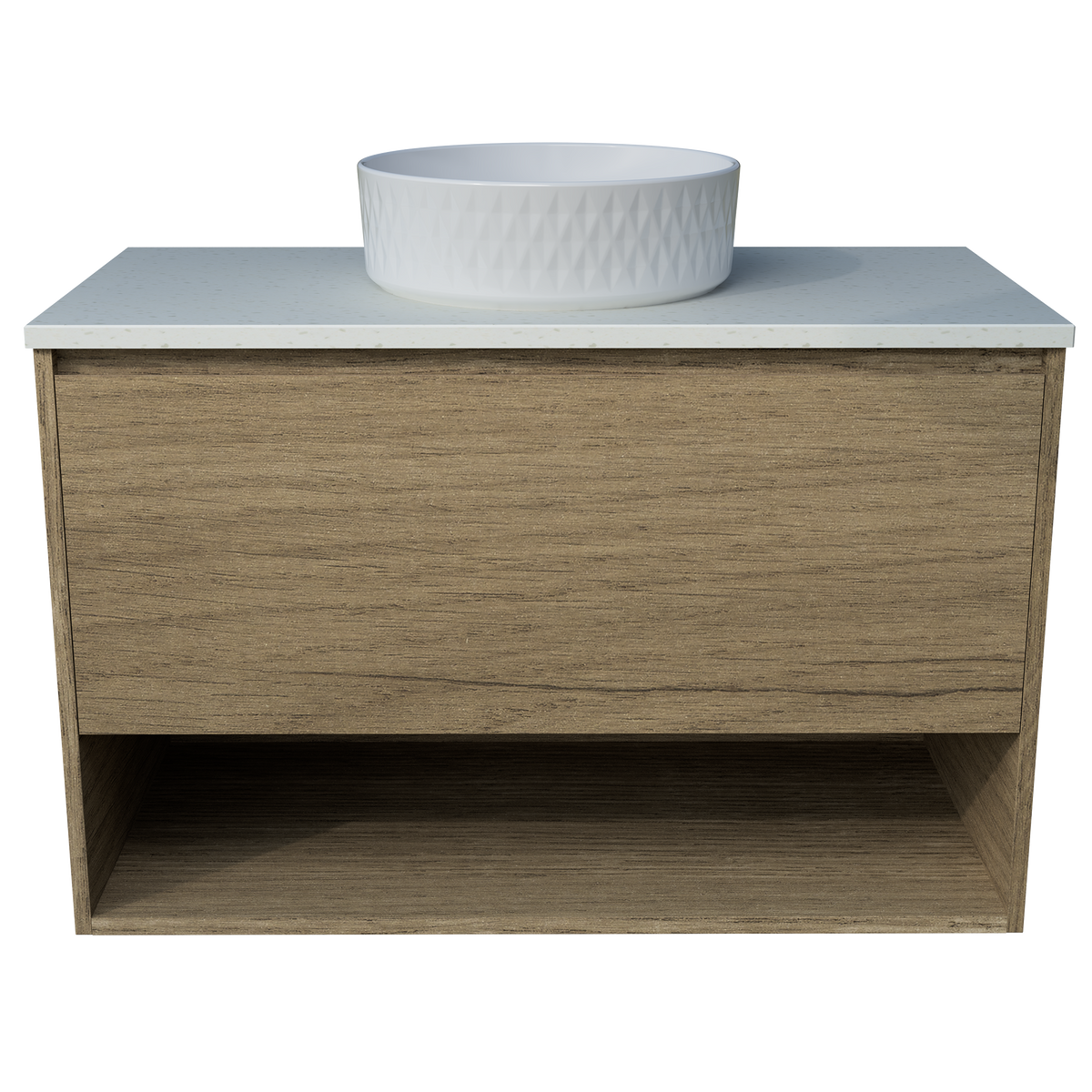 Timberline Oakridge Vanity Wall Hung Centre WG Basin AC Top – Beaumont ...