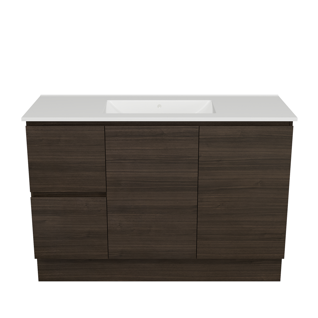 Vanity 1200 Floor Standing Centre Bowl Alpha Top