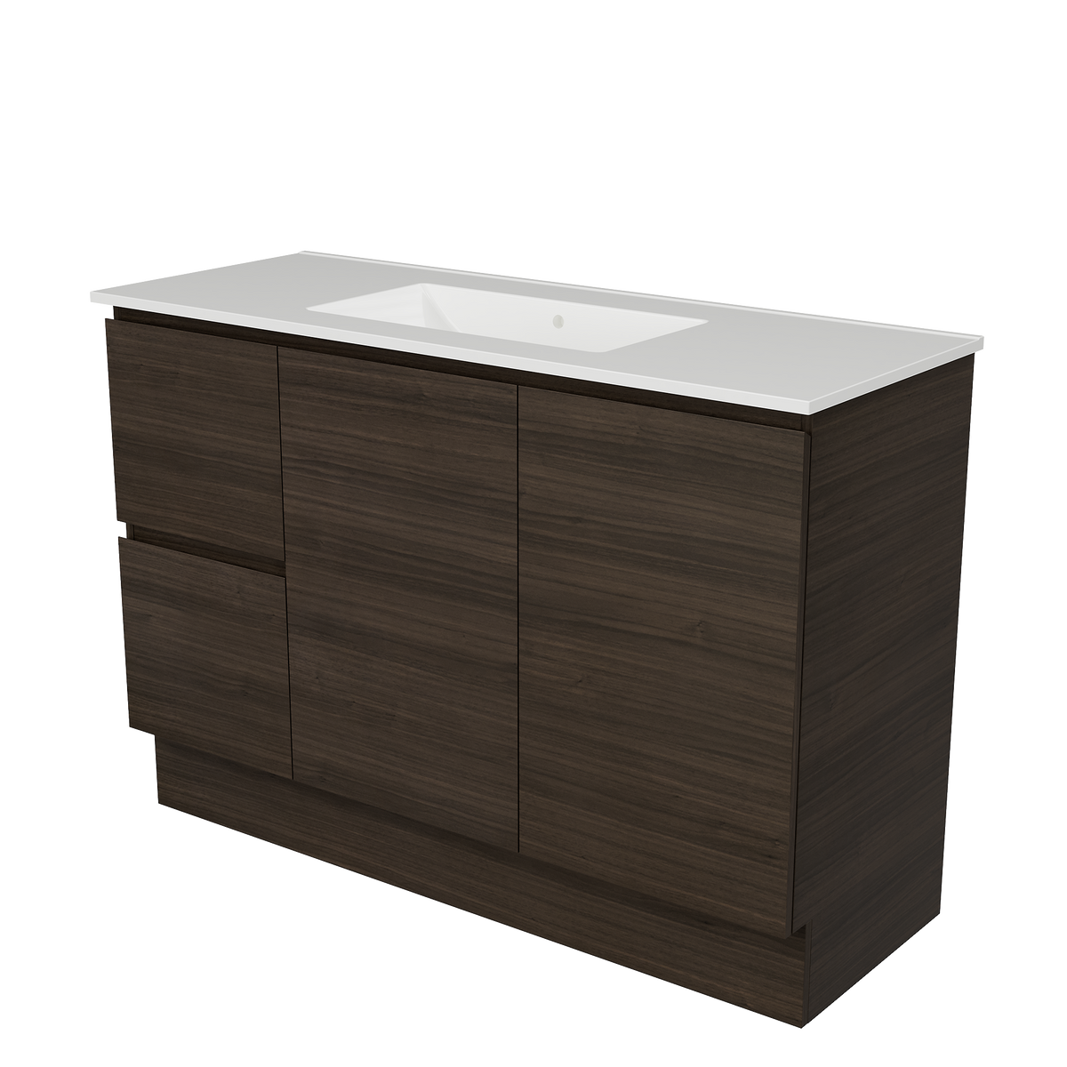 Vanity 1200 Floor Standing Centre Bowl Alpha Top