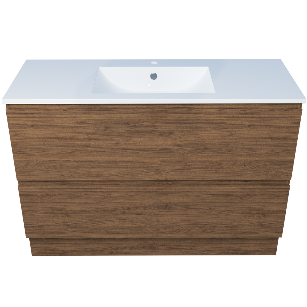 Vanity 1200 Floor Standing Centre Bowl Alpha Top