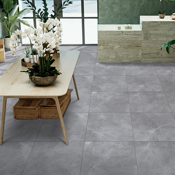 Dark Grey Matt Tile - lifestyle view