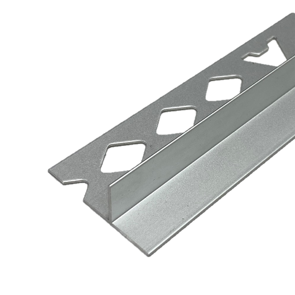 Aluminium Dual Angle Matt Silver 12.5 x 15 x 3000mm