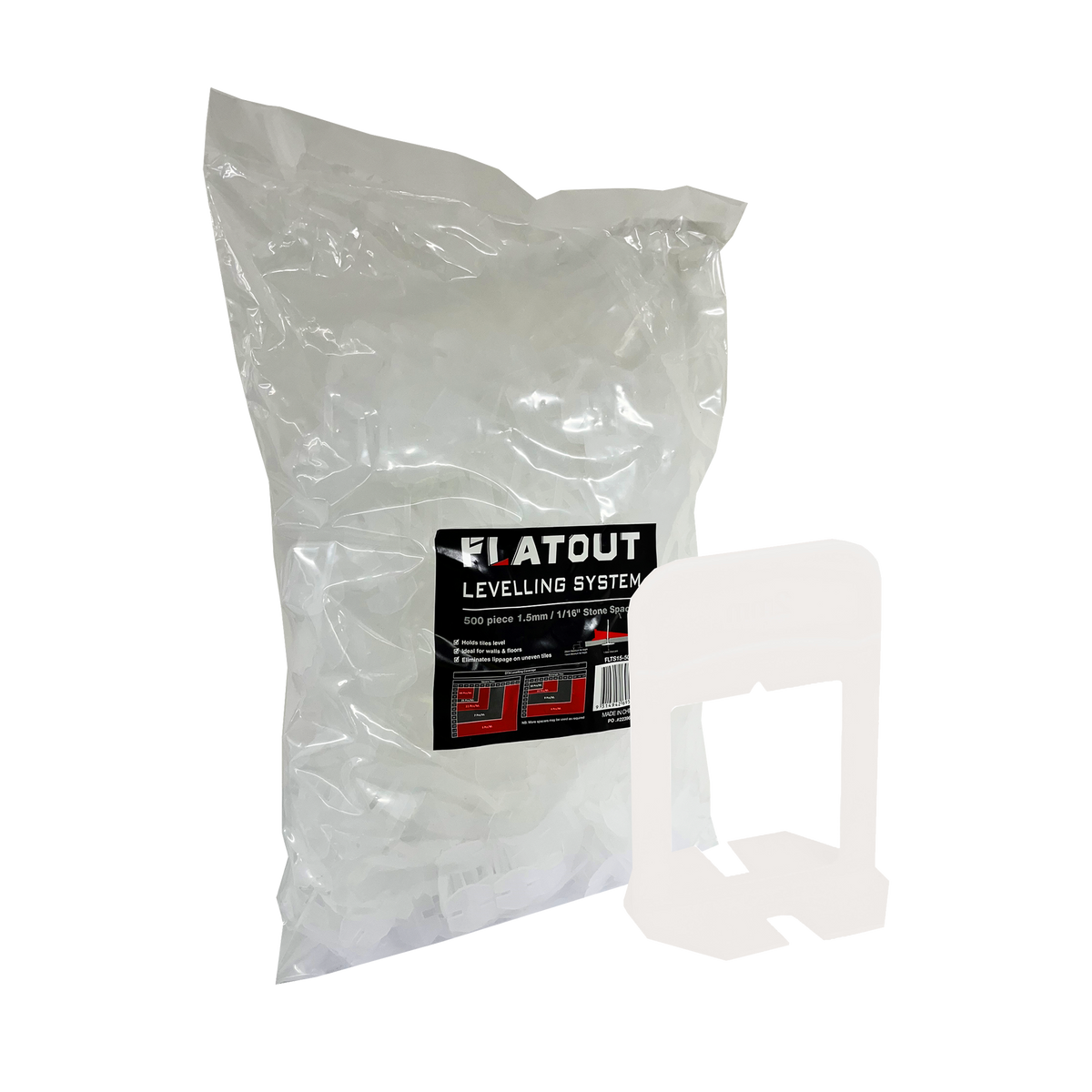 Levelling Tall Spacer 1.5mm Pack 500