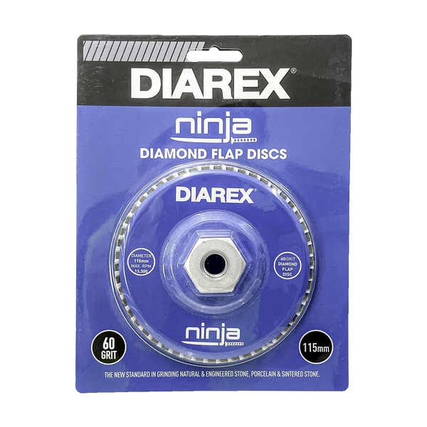 Ninja Diamond Flap Disc 115 x 22.2mm 60 Grit