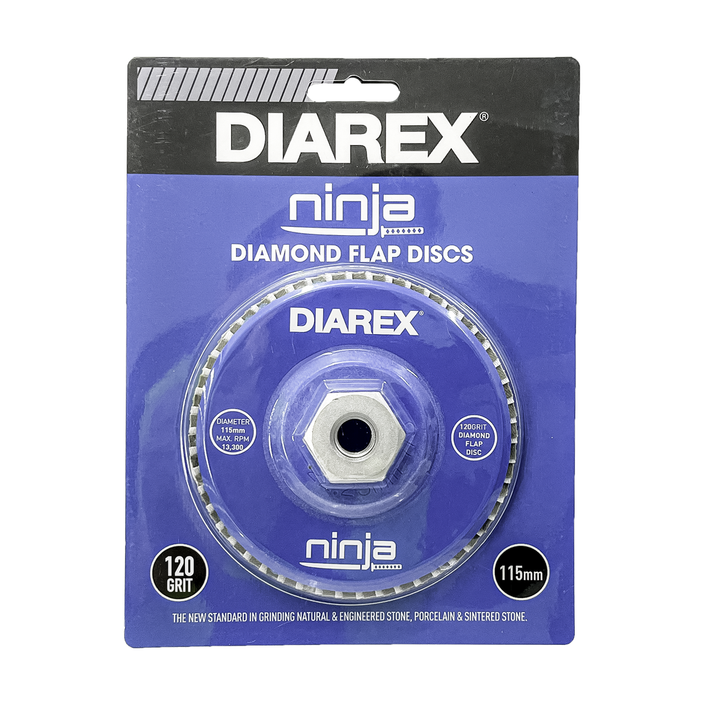 Ninja Diamond Flap Disc 115 x 22.2mm 120 Grit