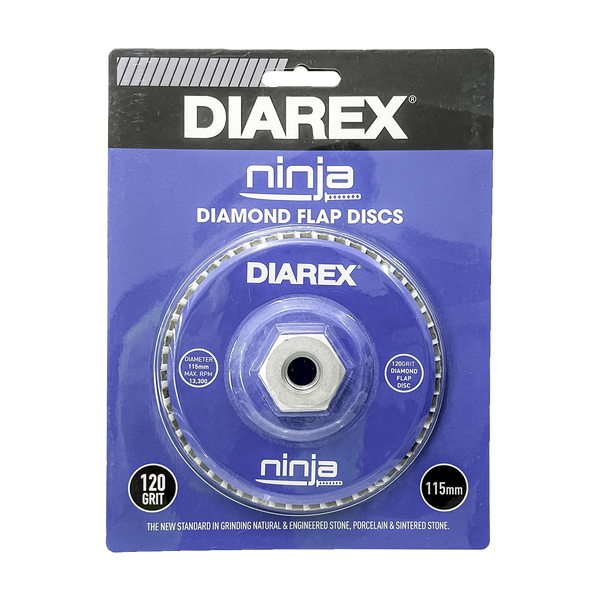 Ninja Diamond Flap Disc 115 x 22.2mm 120 Grit