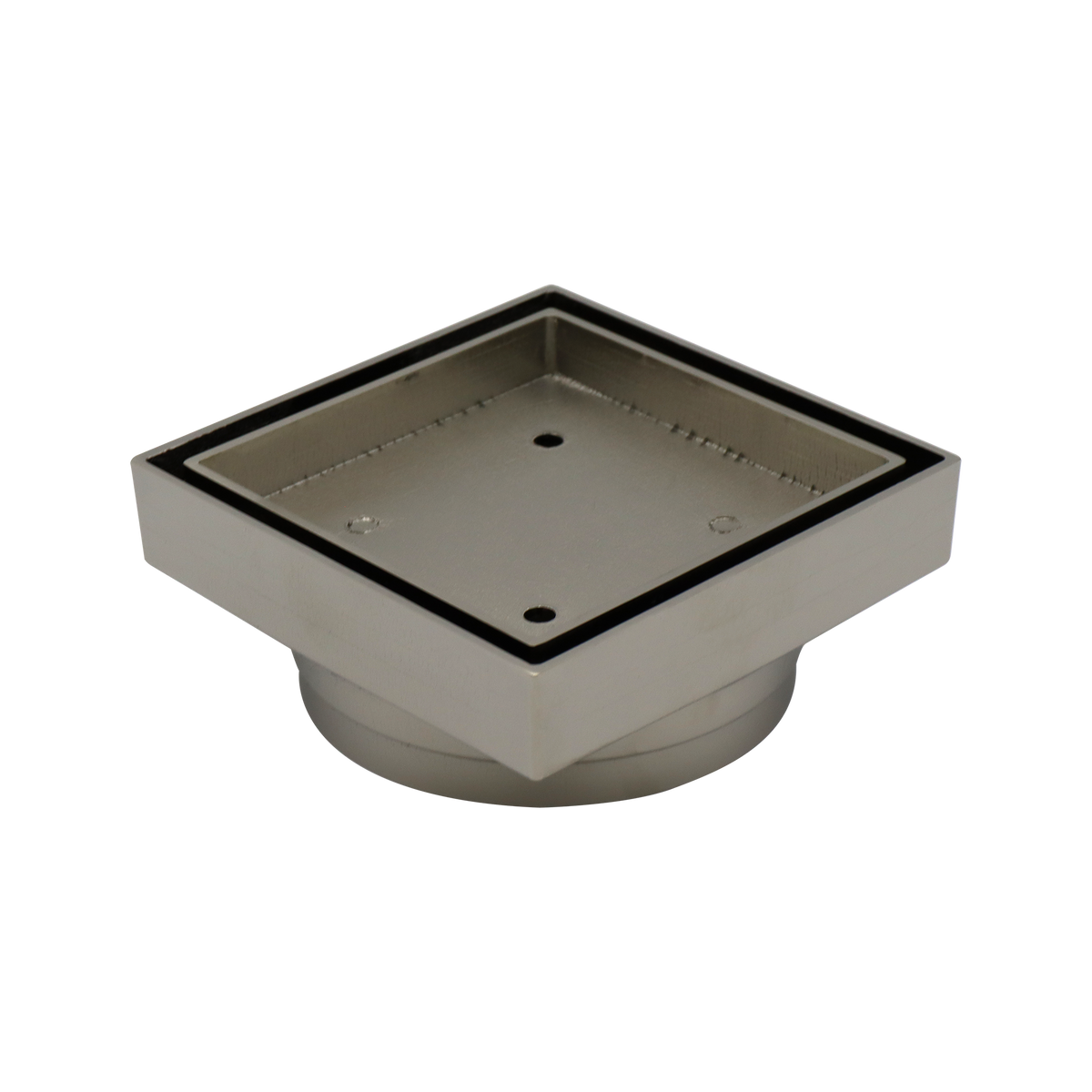 Square Tile Insert Brushed Nickel 115x115x100mm