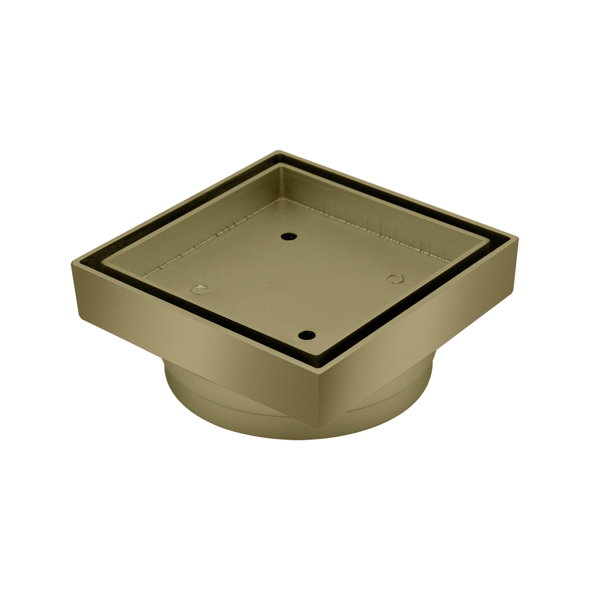 Square Tile Insert Brushed Gold 115x115x100mm