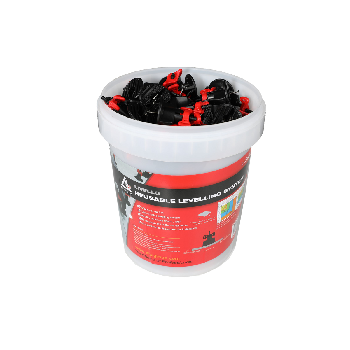 Livello Reusable Levelling System 150pc Bucket
