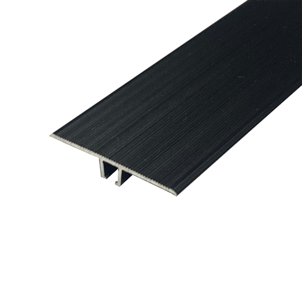 Seamless Transition Cover Matt Black 37 x 3300mm