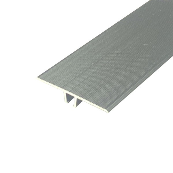 Seamless Transition Cover Matt Silver 37x3300mm