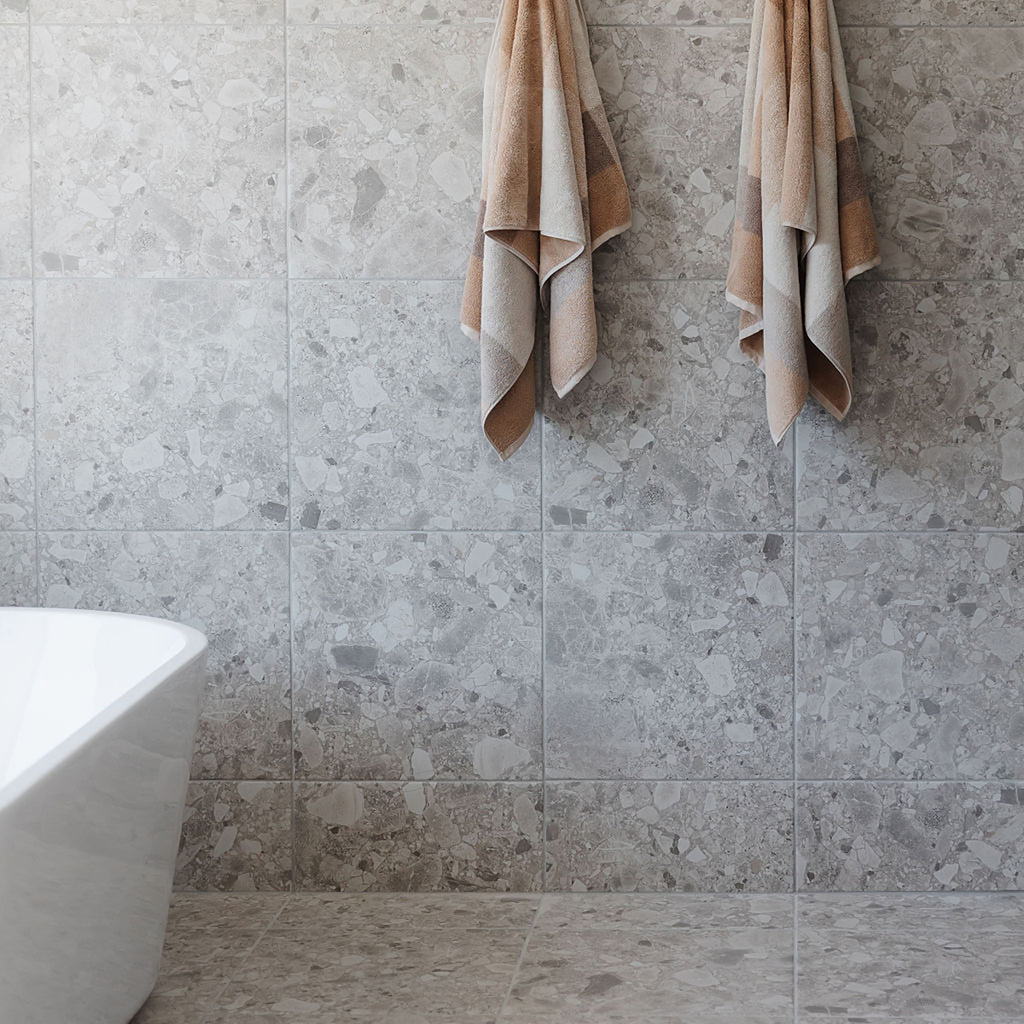 Ceppo Cenere Textured Tile - lifestyle view