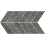 OmniStone Charcoal Chevron Microtec Textured Mosaic