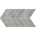 Grey Chevron Microtec Textured Mosaic
