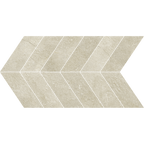 OmniStone Beige Chevron Microtec Textured Mosaic