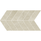 Beige Chevron Microtec Textured Mosaic