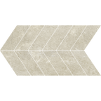 Beige Chevron Microtec Textured Mosaic