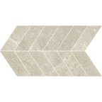 Beige Chevron Microtec Textured Mosaic