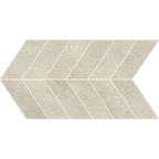 Beige Chevron Microtec Textured Mosaic