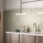 Beige Chevron Microtec Textured Mosaic - lifestyle view