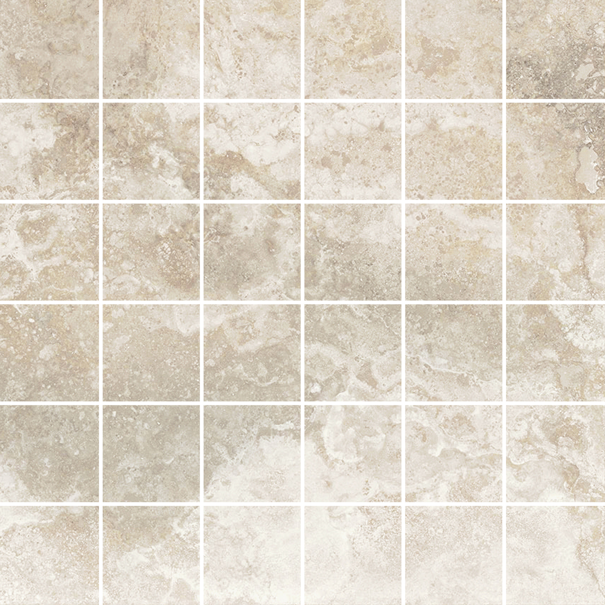 Travertine Crema Microtec Textured Mosaic